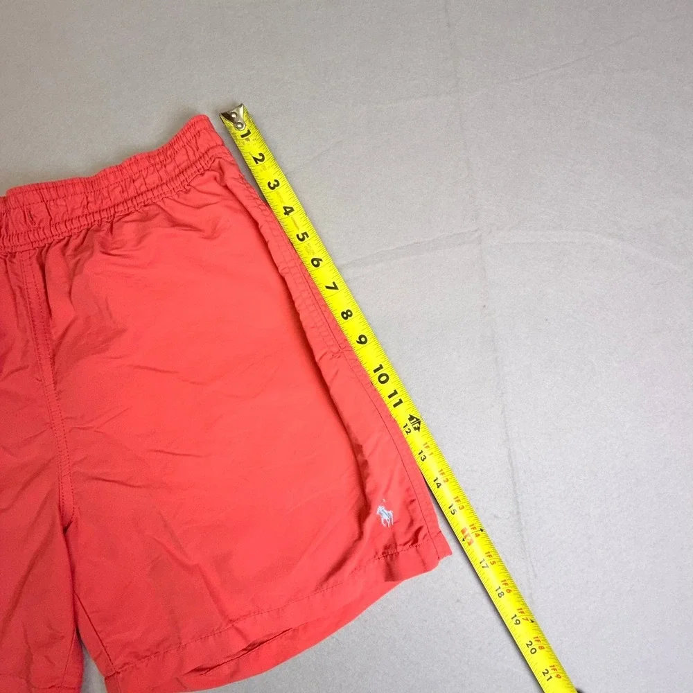Polo Ralph Lauren‎ Swim Trunks Mens Medium Red Coral Pony Logo 710777751006